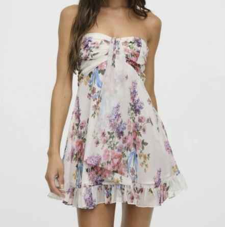 Sexy French Translucent Floral Mini Skirt