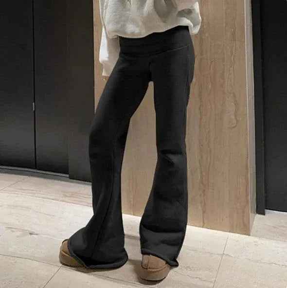 Casual Sexy Basic Solid Flare Pants - Baby B's